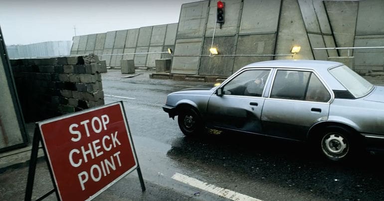 Border checkpoint Ireland