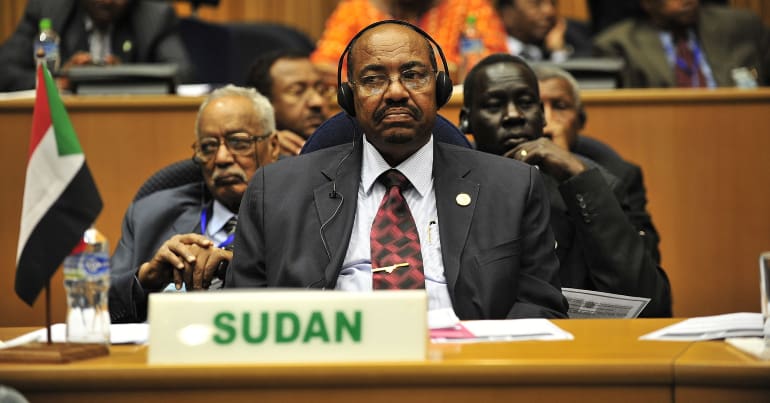 President of Sudan Omar al-Bashir.