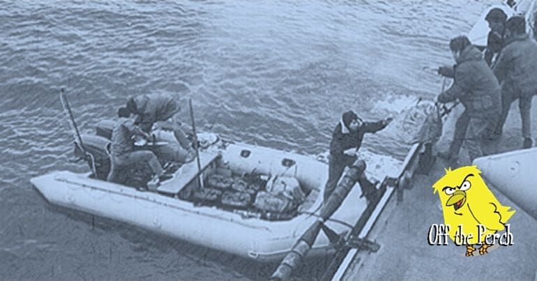 Rubber dinghy