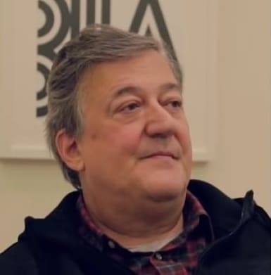 Stephen Fry and Rachel Riley