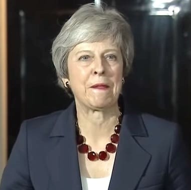 Theresa May and a turkey