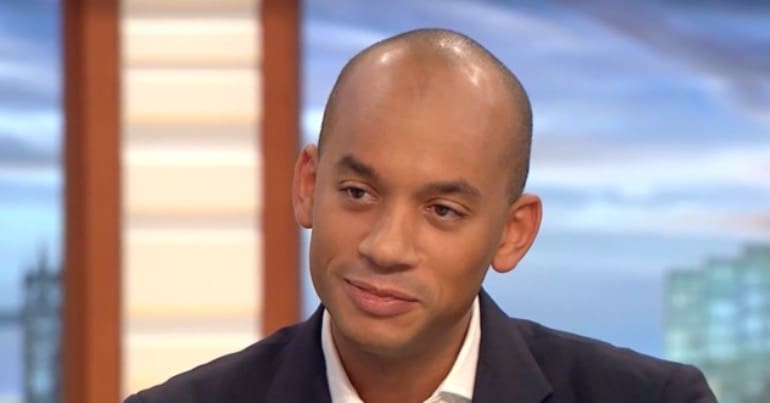 Labour MP Chuka Umunna appearing on Good Morning Britain