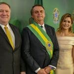Image of Mike Pompeo and Jair Bolsonaro, January 2019