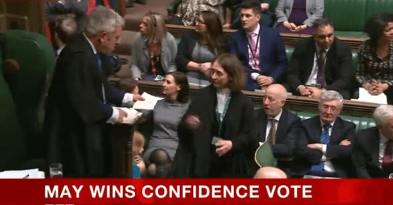 Parliamentary no confidence vote