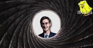 Jacob Rees-Mogg in the Bond rifle spiral