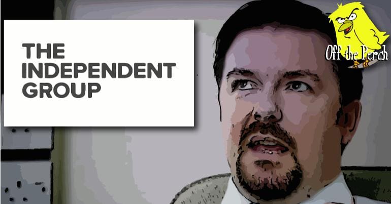 David Brent and The Independent Group logo