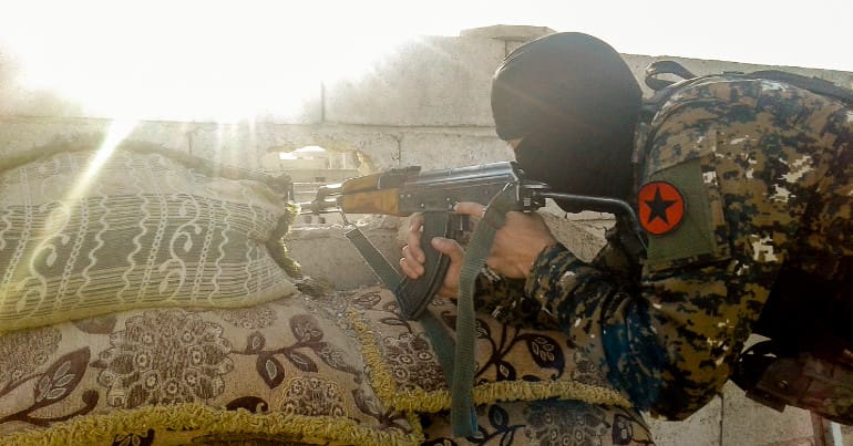 An international fighter in Raqqa