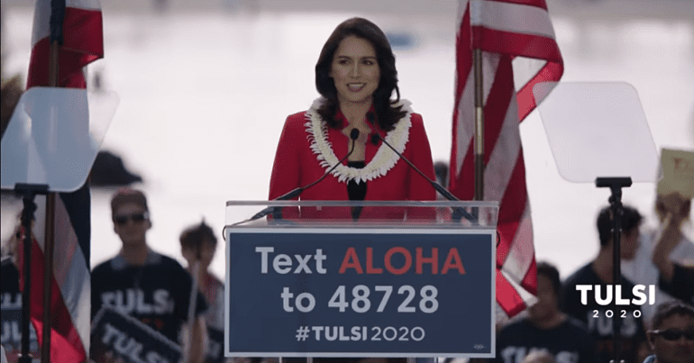 Gabbard announces, 2019