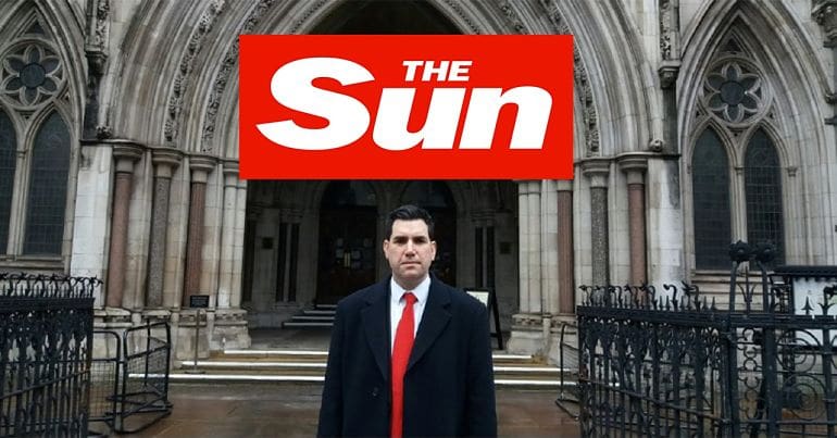 Richard Burgon and The Sun logo