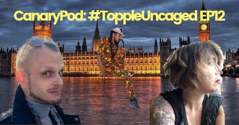 Steve Topple with guests from episode 12