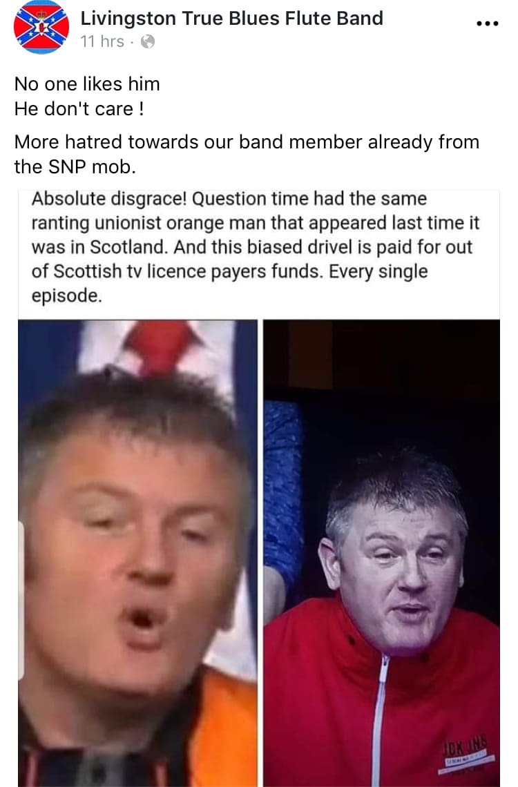 Screenshot of Livingston True Blues Flute Band