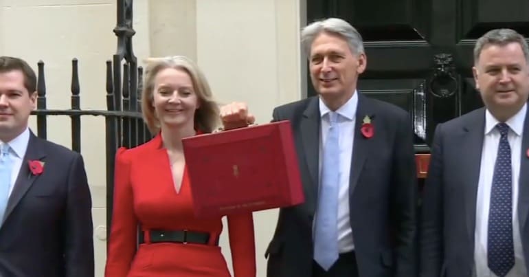 Philip Hammond with budget red box
