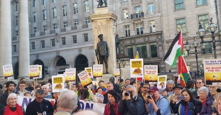 Ken Livingston and Demo at Bank of England