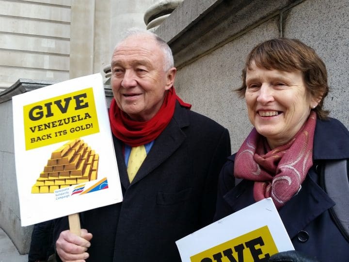 Ken Livingston plus one Bank of England Venezuela Coup - Venezuelan gold