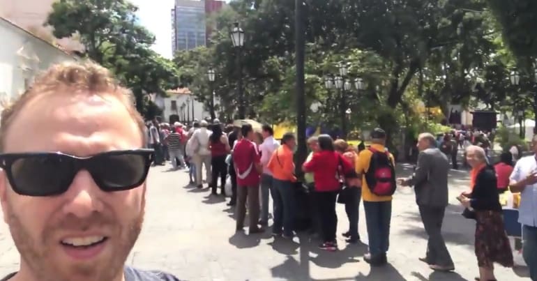 Max Blumenthal and Protesters denounce coup Western-backed coup
