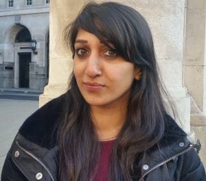Naima at Bank of England Demo 23 Feb 2019-min