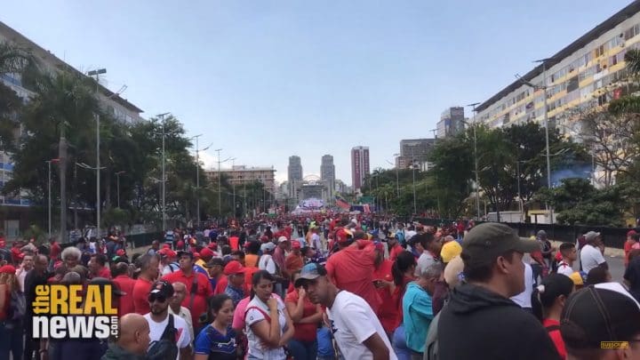 Pro Maduro and Chavista protests in Venezuela 1600 x 900