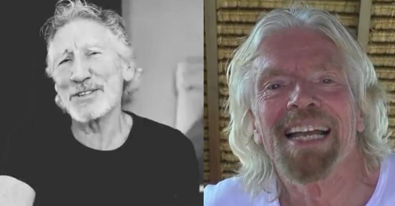 Roger Waters on Venezuela and Richard Branson on Venezuela