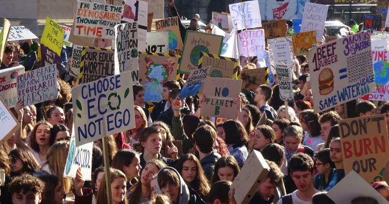 Climate change school strike