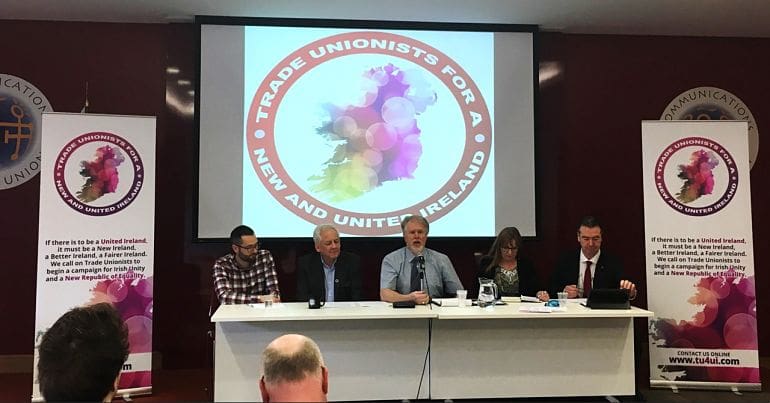Launch of Trade Unionists for a New and United Ireland