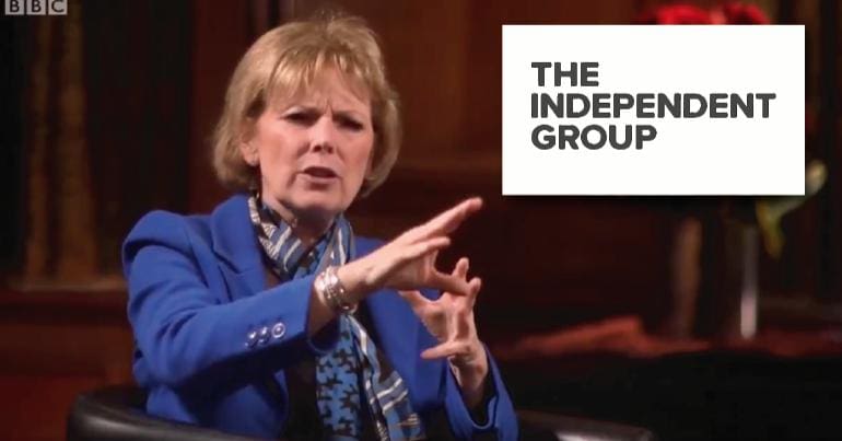 Anna Soubry and the Independent Group logo