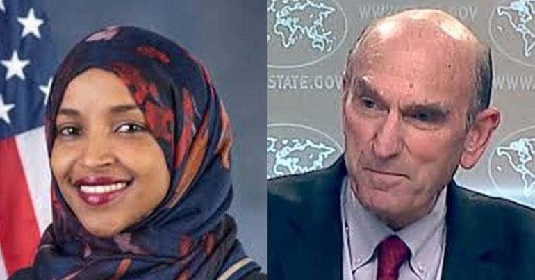 Ilhan Omar, Elliott Abrams