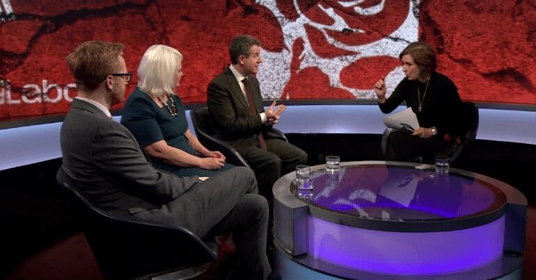 Chris Leslie on Newsnight