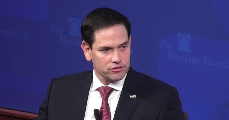 Marco Rubio talking about Venezuela