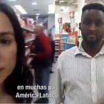Filming in markets in Venezuela