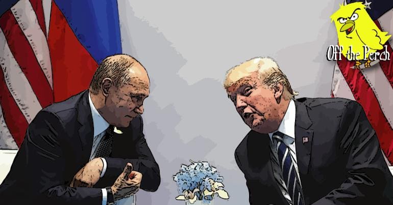 Vladimir Putin with Donald Trump