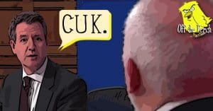Chris Leslie saying 'CUK'