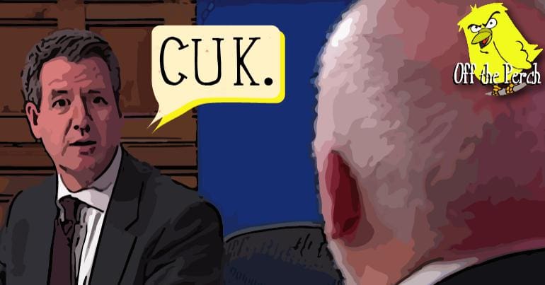 Chris Leslie saying 'CUK'