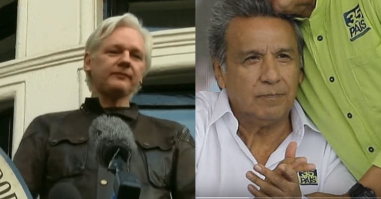 Assange and Moreno