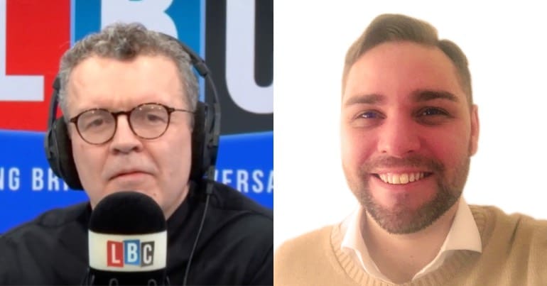 Tom Watson on LBC next to 'Lee'