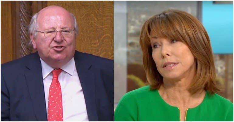 Mike Gapes MP and Kay Burley of Sky News