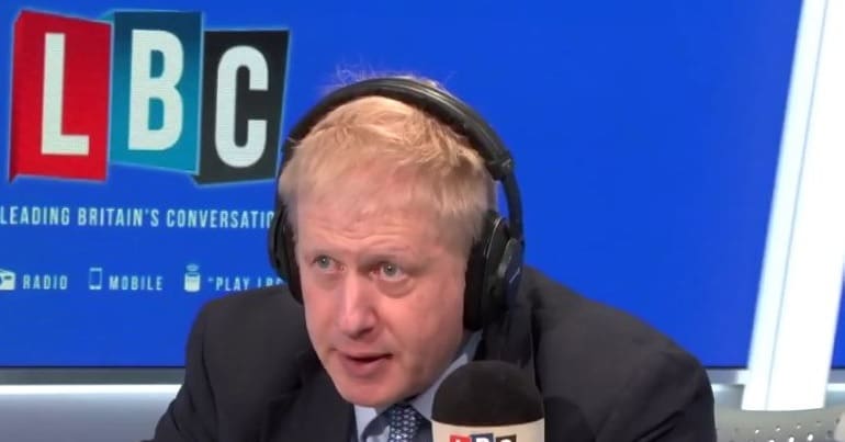 Boris Johnson on LBC Radio