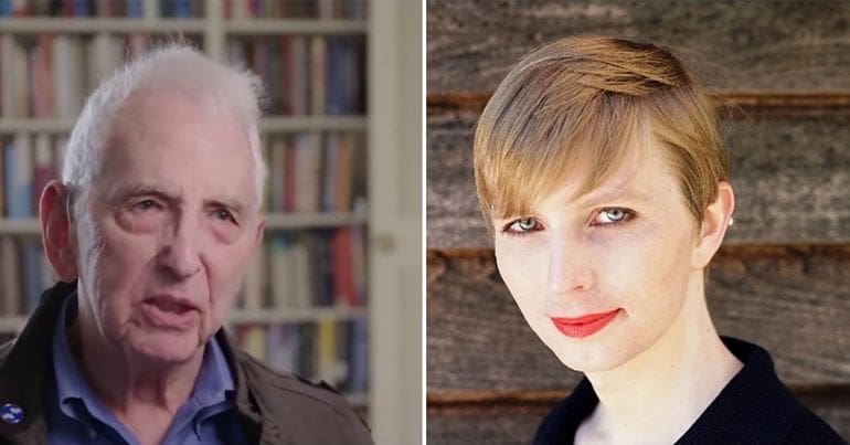 Daniel Ellsberg and Chelsea Manning