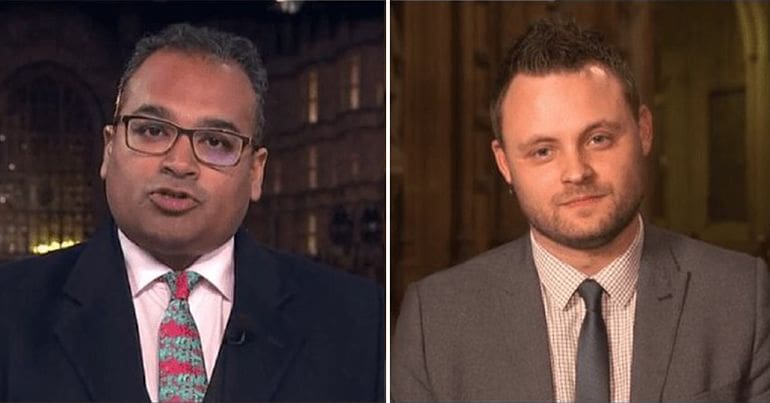 Krishnan Guru-Murthy and Ben Bradley