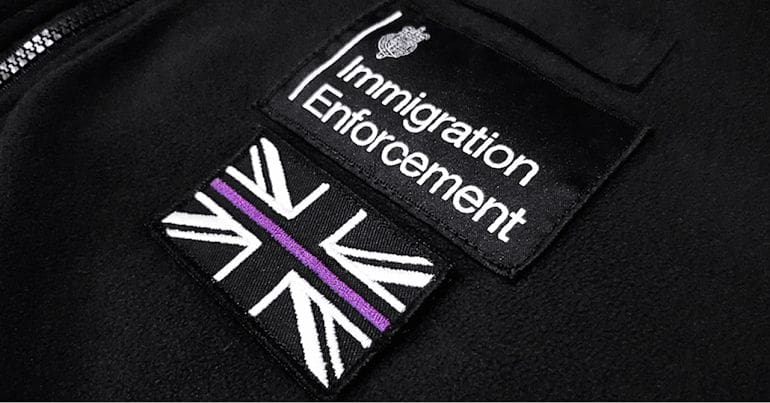 Immigration Enforcement badge