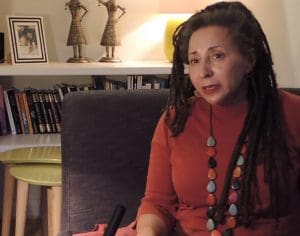 Jackie Walker at home- WitchHunt 