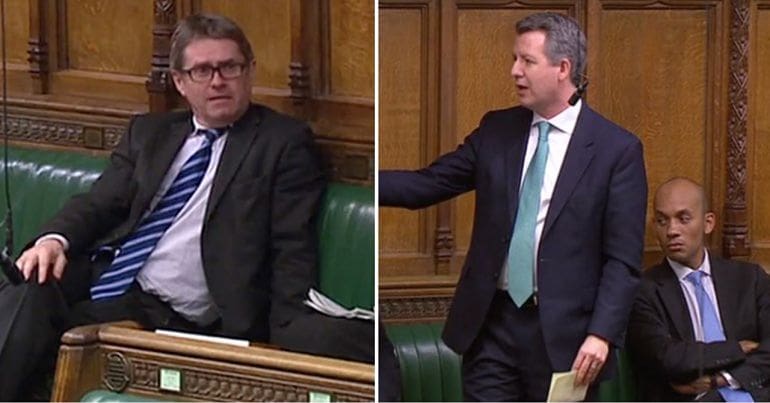 Kevin Brennan challenging Chris Leslie and Chuka Umunna