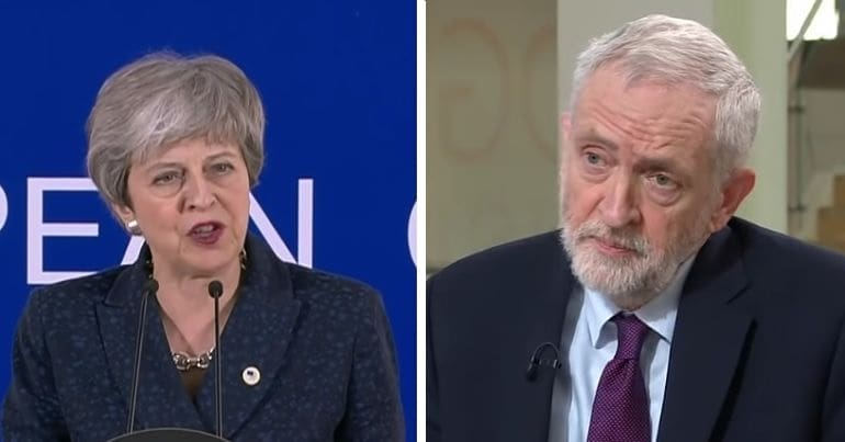 Theresa May and Jeremy Corbyn