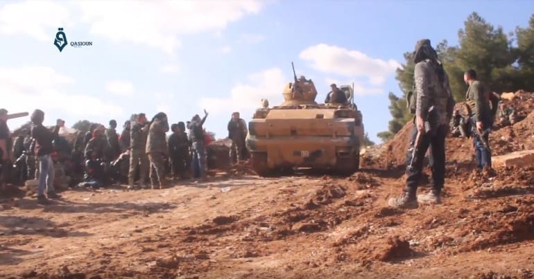 Turkish troops and proxies invade Afrin, January 2018