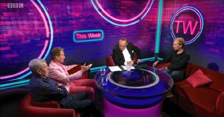 Rutger Bregman on BBC's This Week programme