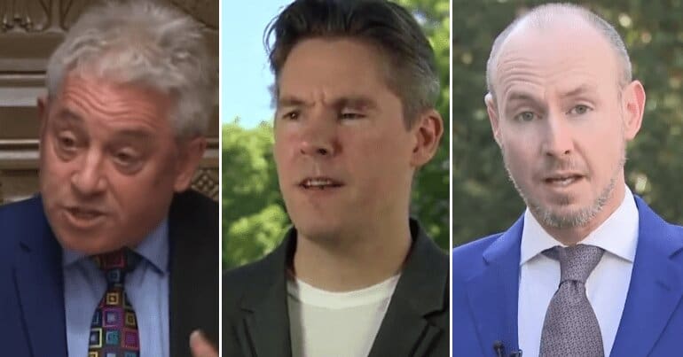 John Bercow, Dan Hodges and Daniel Hannan