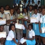Students at Jamaican high school