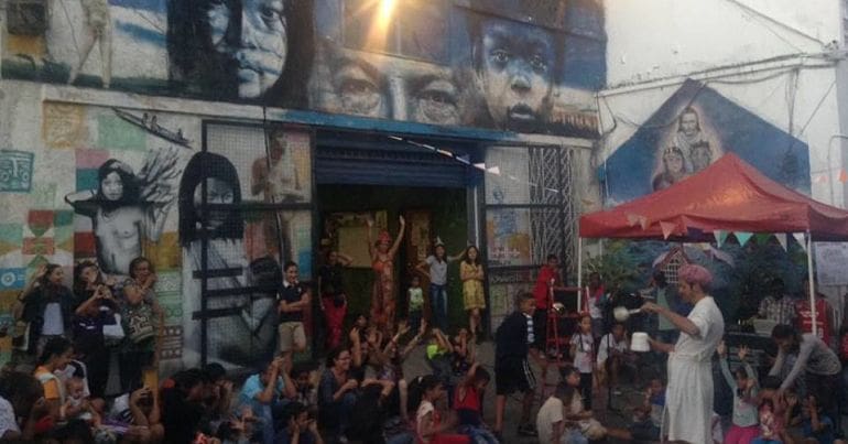 Street party, Caracas