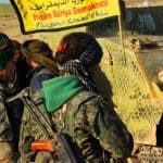 YPJ fighters. The YPJ are part of the Syrian Defence Forces