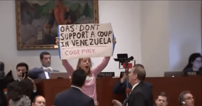 Medea Benjamin, CODEPINK protest