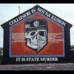 Collusion wall mural Ireland